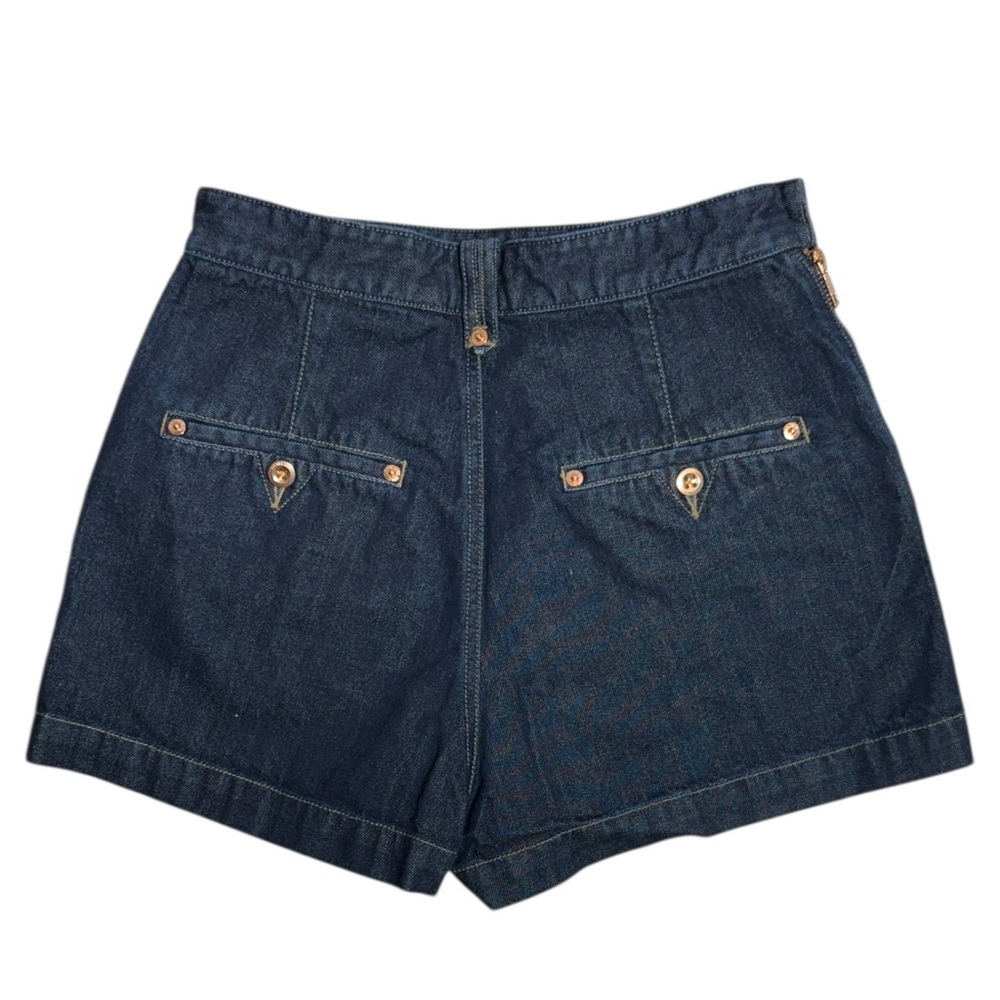 Diesel dark blue high waist short denim shorts Dark Indigo Size 28 - Picture 5 of 10